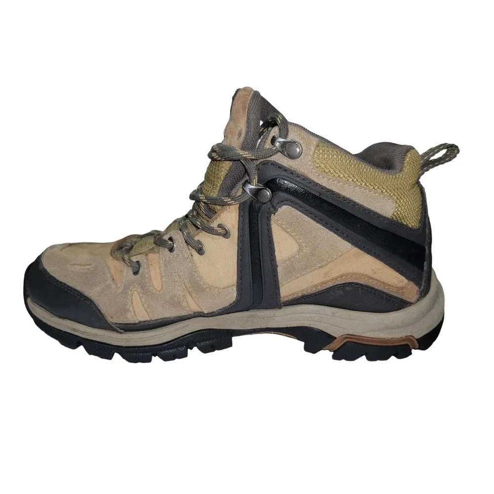 Columbia‎ Women's Shastalavista Mid Omni-Tech Brown Leather Hiking Boots Sz 8
